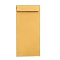 True-Ally Laminated Yellow Paper Cheque Size Envelope Ideal For Home Office Secure Mailing | Poly Laminated inside | 11 x 5 inch (Pack of 100)