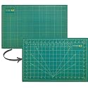 True-Ally Professional A3 Self-Healing 5 Layered Double Sided Durable Non-Slip PVC Cutting Mat - A3 (Green, 17 x 11 Inch/ 43 x 28 cm)