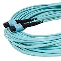 TRUE CABLE MTP/MPO OM3 MM 12-Fiber Patch Cable Type B, OFNP, 5m (16.40ft)