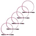 TRUE CABLE MTP/MPO OM4 MM 12-Fiber Patch Cable Type B, OFNP, 3m, 5pk