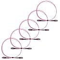 TRUE CABLE MTP/MPO OM4 MM 12-Fiber Patch Cable Type B, OFNP, 1m, 5pk