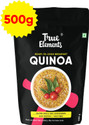 True Elements Quinoa, 100% Wholegrain, High Protein Breakfast cereal, Gluten free, Diet food Quinoa (0.5 kg)