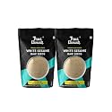 True Elements White Sesame Seeds 150gm (Pack of 2) - Til White Seeds | Indian Spice | Till Seeds for Eating | Rich in Nutrients