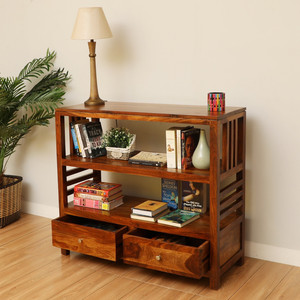 true furniture rosewood  sheehsam  solid wood open book shelf