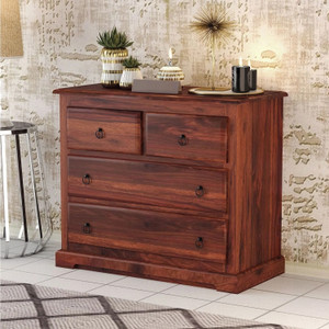 true furniture sheesham wood chest of drawers solid wood free standing sideboard