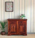 TRUE FURNITURE Sheesham ( Rosewood ) 2 Self And 2 Drawer Solid Wood Free Standing Sideboard
