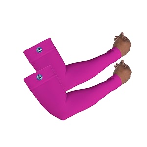 true graduated compression arm sleeves therapeutic support for arm muscles for men amp women  moisture wicking fabric  uv sun screen  one pair available in sizes smlxl