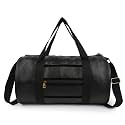 20L Leather Gym Duffle Bag for Men &amp; Women | Adjustable Shoulder Gym Bag | Unisex Gym Bag | Duffle Bag for Gym, Sports, Training, Workout &amp; Fitness Bag (Black)