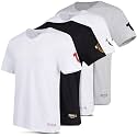 True Religion Mens Undershirts, 4 Pack Lightweight 100% Cotton Crewneck