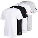 True Religion Mens Undershirts, 4 Pack Lightweight 100% Cotton Crewneck