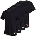 True Religion Mens Undershirts, 4 Pack Lightweight 100% Cotton Crewneck