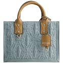 True Religion Women's Tote Bag, Quilted Horseshoe Travel Shoulder Handbag with Adjustable Crossbody Strap