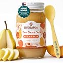 True Sea Moss – Sea Moss Gel – Peach/Pear, Pack of 1 (Labels may Vary)