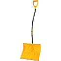 TRUE TEMPER 1603400 Poly Snow Shovel/Pusher with Ergonomic D-Grip Steel Handle, 54-Inch