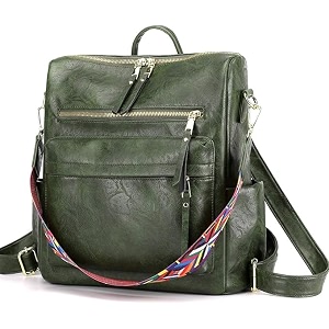 truearch stylish leather backpacks shoulder sling handbag purse bag for women and girls