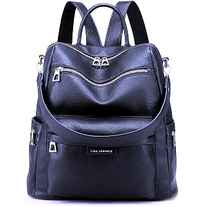 truearch stylish leather backpacks shoulder sling handbag purse bag for women and girls