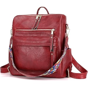 truearch stylish leather backpacks shoulder sling handbag purse bag for women and girls