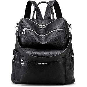 truearch stylish leather backpacks shoulder sling handbag purse bag for women and girls