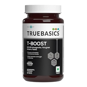truebasics t-boost testosterone supplement for men 60 tablets