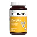 TrueBasics Vitamin D3 600 IU, 50 Capsules