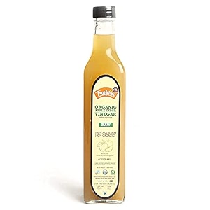 truefarm organic apple cider vinegar with mother  npop certified organic acv  raw unpasteurized amp unfiltered  detox drink  helps with weight loss  pack of 1 500ml