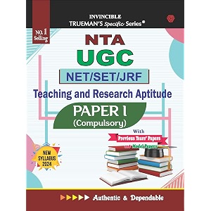 trueman39s ugc netset paper i guide 2026  teaching and research aptitude  mcqs  model test papers amp previous year papers