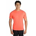TRUEREVO Mens Solid Half Sleeve Round Neck