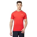 TRUEREVO Mens Solid Half Sleeve Round Neck