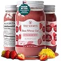 True Sea Moss – Sea Moss Gel – Strawberry, Pack of 1 (Labels may Vary)