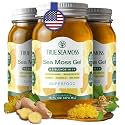 TrueSeaMoss Sea Moss Gel – Made in USA – 5-in-1 Formula – Wildcrafted Seamoss, Ashwagandha & Jarred Vegetables – Ashwagandha, Pack of 3 (Labels may Vary)