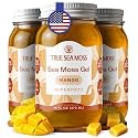 TrueSeaMoss Sea Moss Gel – Made in USA – Wildcrafted Seamoss, Fruits & Jarred Vegetables – Mango, Pack of 3 (Labels may Vary)