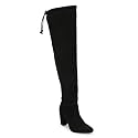TRUFFLE COLLECTION Women39s ST-1179 Black Suede Boots