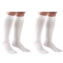 Truform 30-40 mmHg Compression Stockings for Men and Women, Knee High Length, Closed Toe