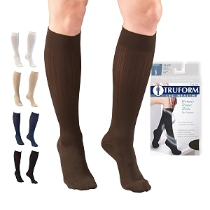 Truform Compression Socks 15-20 mmHg Knit Womens