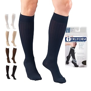 Truform Compression Socks 15-20 mmHg Knit Womens