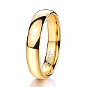 TRUMIUM 2mm 4mm 6mm 8mm Tungsten Wedding Band Ring for Men Women