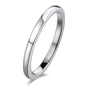 TRUMIUM 2mm 4mm 6mm 8mm Tungsten Wedding Band Ring for Men Women