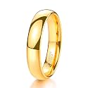 TRUMIUM 2mm 4mm 6mm 8mm Tungsten Wedding Band Ring for Men Women
