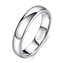 TRUMIUM 2mm 4mm 6mm 8mm Tungsten Wedding Band Ring for Men Women