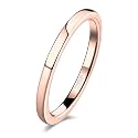 TRUMIUM 2mm 4mm 6mm 8mm Tungsten Wedding Band Ring for Men Women