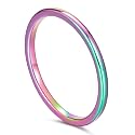TRUMIUM 2mm 4mm 6mm 8mm Tungsten Wedding Band Ring for Men Women