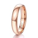TRUMIUM 2mm 4mm 6mm 8mm Tungsten Wedding Band Ring for Men Women