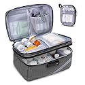 Trunab Medicine Storage Bag with Combination Lock, Pill Bottle Organizer