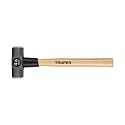 Truper 4 lb Engineer Hammer, 16-Inch Premium Hickory Wood Handle, Double-Faced Forged High-Carbon Steel Heavy-Duty Hand Sledge Hammer (Model 30915 / MD-4H)