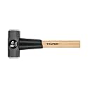 Truper 8 lb Sledge Hammer, 16-Inch American Hickory Wood Handle, Double-Faced Forged Steel Head, Heavy-Duty Compact Demolition and Construction Tool (Model MD-8H-16/33187)