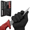 TRUSCEND Fishing Fillet Knife Set, Bait Knife with Protective Sheath, Razor Sharp Blade with Sharpening & Cut Resistant Glove, Filleting & Boning, Anti-slip Handle Fishing Tools, Fishing Gifts for Men