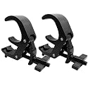 Truss Clamp 2 Pack Stage Light Clamp ，Heavy Duty 440 LB DJ Light Clamps 38-70mm(1.49-2.75") OD Tube/Pipe, Aluminum Alloy Stage Light Clamp Hook for DJ Lighting Par Lights Spot Lights