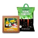 TrustBasket Organic Manure Combo of Vermicompost 5kg and Cocopeat 5kg for All Type Plants, Green
