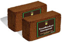 TrustBasket Coco Peat Block (Set Of Two 650grm Blocks)-Expands To 16 Liters Of Powder Manure
