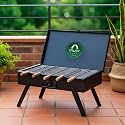 TrustBasket Blaze Barbeque Grill Set for Home Large Size 18 inch, Metal | Heat Resistant Coating, Anti Rust With 5 Skewers &amp; Removable Charcoal Tray for Easy Cleaning | Portable BBQ Grill Set for Home